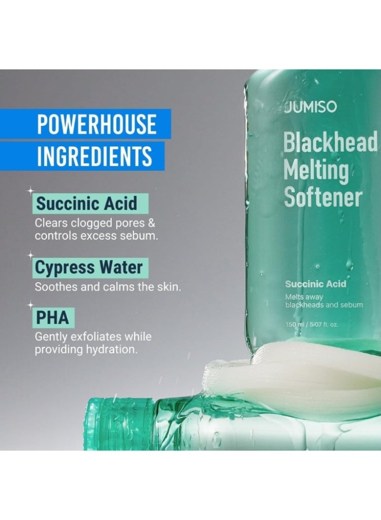 JUMISO Blackhead Melting Softener Kit 150ml – علاج إزالة الرؤوس السوداء وتنقية المسام - Image 4